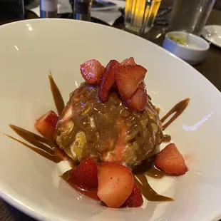 Deep fried ice cream