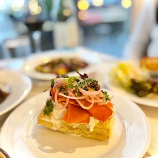 Salmon Tartine.