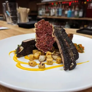 Hojicha Rubbed Iberico Ribs! Ephemera offers an a la carte menu and an ever-changing Chefs Tasting Menu Tues-Sun