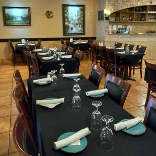 sushi and sashimi, interior