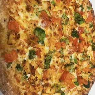 Broccoli with Chicken Pizza