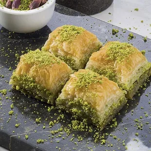 Pistachio baklava