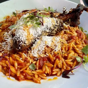 Lamb shank with pasta - Was a delicious daily special!