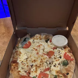 Spinach &amp; Feta Gourmet Pizza