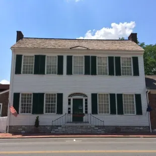 The Front of The McDowell House Museum.