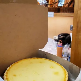 Delicious custard pie