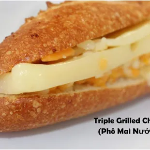 the inside of a sandwich