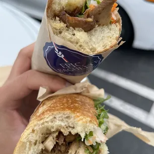 2. Grilled Lemongrass Chicken Baguette