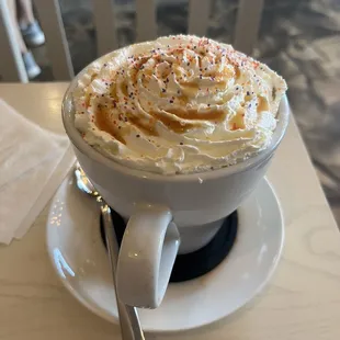 Autumn Spice Steamed Latte