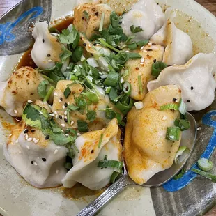 Shrimp and Pork Spicy Wontons