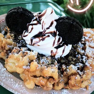 Oreo funnel cake