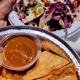 Freshly fried chips...