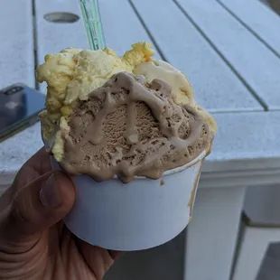 Coffee, mango, butterscotch
