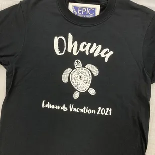 T-Shirts are fun for group events!