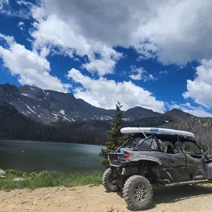 High mountain lakes to paddle board and/or fish at.