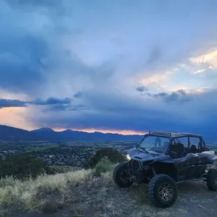 Evening sunset ride above Salida.
