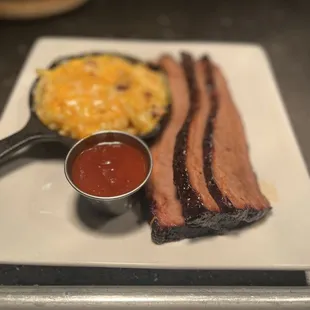 Are famous brisket and mac &amp; cheese