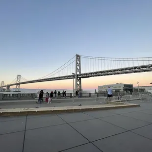 View from the outdoor seating