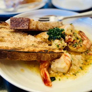 Wood-Oven Garlic Prawns