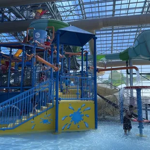 Kids playground and wading area.