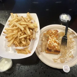 The Single Pizza Sticks Combo Meal (garlic parm flavor)