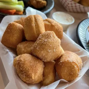 food, dough desserts, donuts