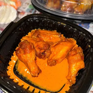 Medium buffalo - this flavor got me hot &amp; it does have a spicy kick   :P