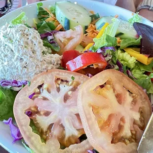 Garden salad with tuna. Fresh!