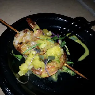 Grilled shrimp skewers - aquaknox