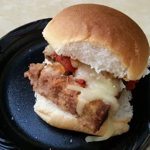 Meatloaf slider (huge) - hash house a go go
