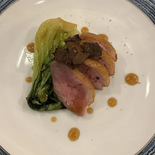 Seared duck breast