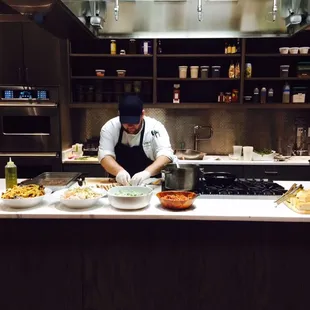 Our instructor and chef for our Italian cooking class. 10-1-15