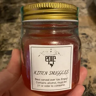 Kitten Snuggles Cocktail