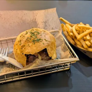 Beef Wellington burger