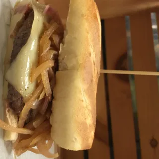 Fruit and Cheese Burger