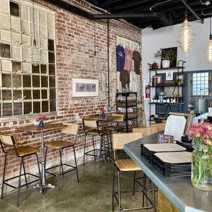 the interior of a restaurant
