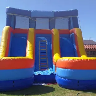 Big double water slide