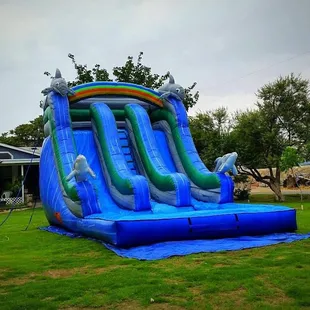 Double water slide
