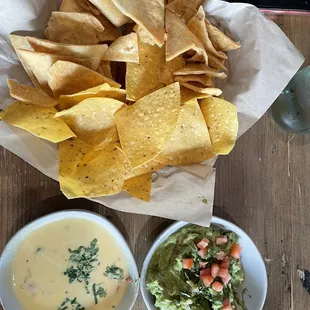 Duo- queso and guac