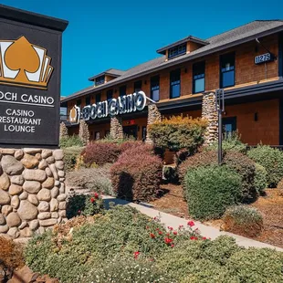 the front of the hotel