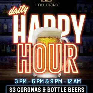 Daily Happy Hour
