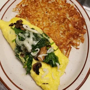 Spinach Omelette