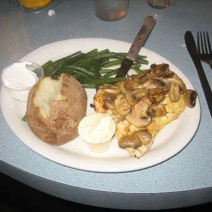 Garlic Mushroom Ribeye
