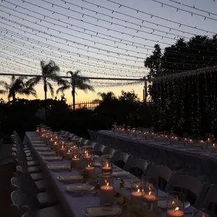 twinkle light tunnel