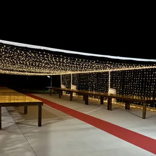 Twinkle light tunnel