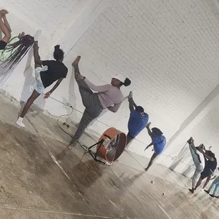 Stretch and training.