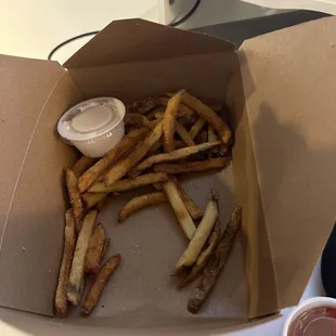 Fries Crispy and Salted Perfect