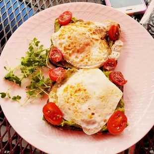 a plate of food on a table