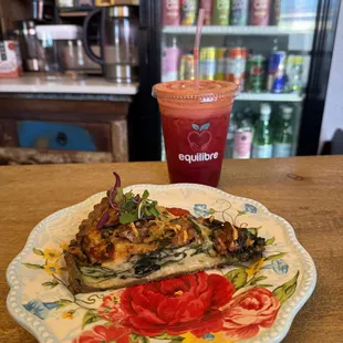 Quiche and Sunshine Juice