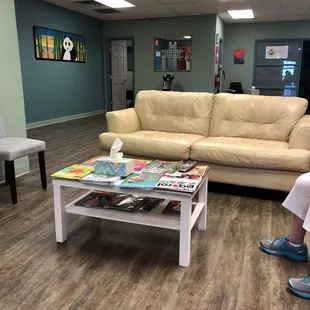 Nice reception area!